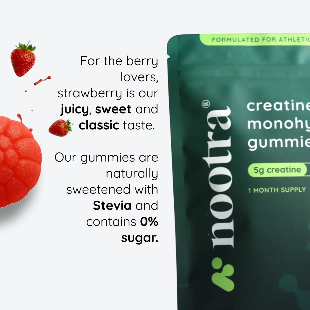 Nootra Gummies Strawberry Flavour 🍓