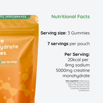 Creatine Gummies Orange 7 day trial